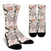 Rome Print Pattern Unisex Crew Socks-grizzshop