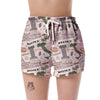 Rome Print Pattern Women's Shorts-grizzshop