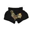 Rooster Golden Print Muay Thai Boxing Shorts-grizzshop