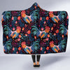 Load image into Gallery viewer, Rooster Hand Drawn Pattern Print Hooded Blanket-grizzshop