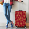 Rooster Pattern Print Luggage Cover Protector-grizzshop