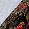 Rooster Print Pattern Blanket-grizzshop