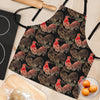 Rooster Print Pattern Women's Apron-grizzshop