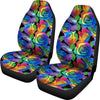 Load image into Gallery viewer, Rose Colorful Rainbow Pattern Print Universal Fit Car Seat Cover-grizzshop