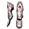 Rose Fairy White Unicorn Print Pattern Muay Thai Shin Guards-grizzshop