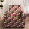 Rose Floral Print Armchair Cover-grizzshop