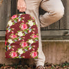 Rose Floral Print Backpack-grizzshop