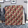 Rose Floral Print Blanket-grizzshop