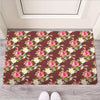 Rose Floral Print Door Mat-grizzshop