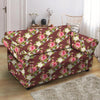 Rose Floral Print Loveseat Cover-grizzshop