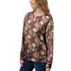 Rose Floral Print Women's Sweatshirt-grizzshop