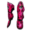 Rose Hot Pink Print Muay Thai Shin Guards-grizzshop