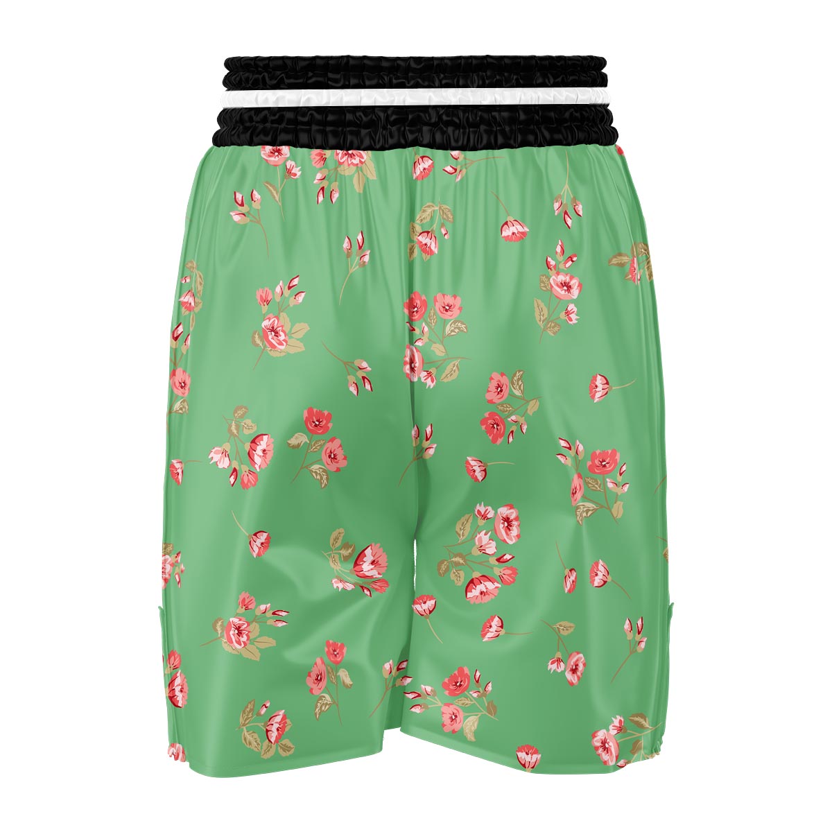Rose Petals Print Pattern Boxing Shorts-grizzshop