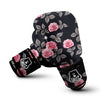 Rose Pink Print Pattern Boxing Gloves-grizzshop