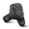 Rose Print Monochrome Pattern Boxing Gloves-grizzshop