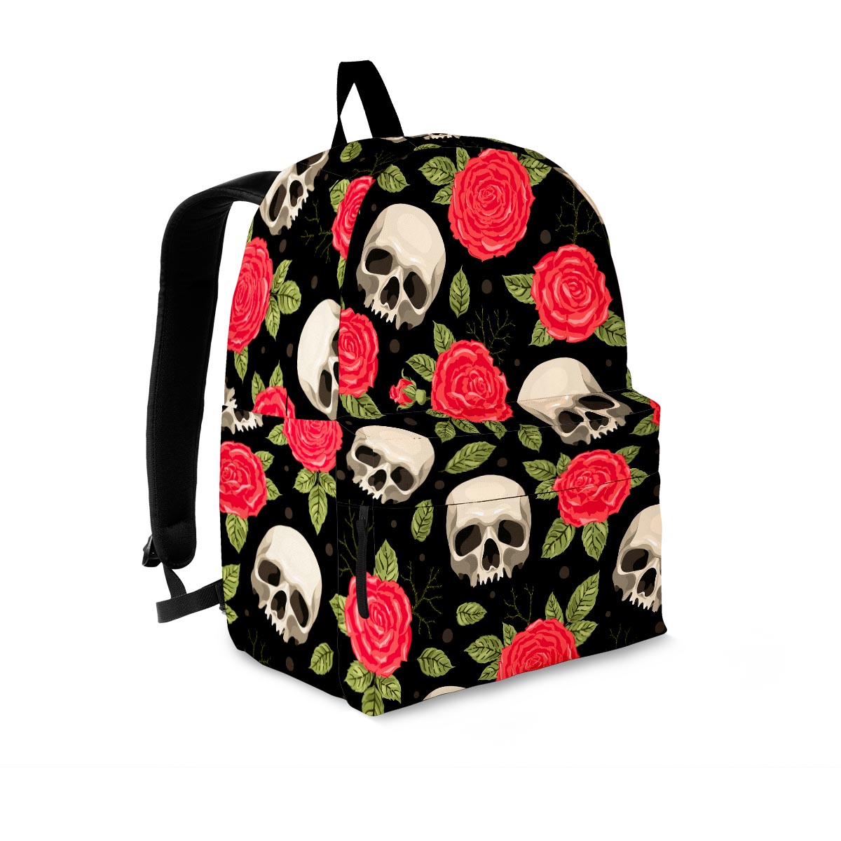 Rose Skull Backpack-grizzshop