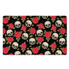 Rose Skull Door Mat-grizzshop