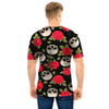 Rose Skull Men T Shirt-grizzshop