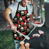 Rose Skull Men's Apron-grizzshop