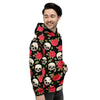 Rose Skull Men's Hoodie-grizzshop