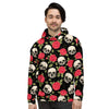 Rose Skull Men's Hoodie-grizzshop