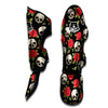 Rose Skull Muay Thai Shin Guard-grizzshop