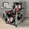 Rose Valentine's Day Print Pattern Armchair Protector-grizzshop