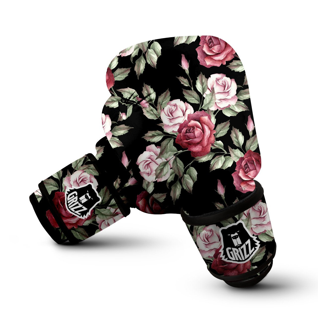 Rose Valentine's Day Print Pattern Boxing Gloves-grizzshop