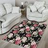 Rose Valentine's Day Print Pattern Floor Mat-grizzshop