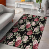 Rose Valentine's Day Print Pattern Floor Mat-grizzshop