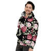 Rose Valentine's Day Print Pattern Men's Hoodie-grizzshop