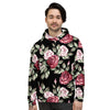 Rose Valentine's Day Print Pattern Men's Hoodie-grizzshop