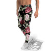 Rose Valentine's Day Print Pattern Men's Leggings-grizzshop