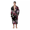 Rose Valentine's Day Print Pattern Men's Robe-grizzshop