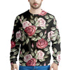 Rose Valentine's Day Print Pattern Men's Sweatshirt-grizzshop