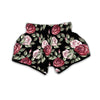 Rose Valentine's Day Print Pattern Muay Thai Boxing Shorts-grizzshop