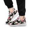 Rose Valentine's Day Print Pattern White Athletic Shoes-grizzshop