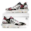 Rose Valentine's Day Print Pattern White Gym Shoes-grizzshop