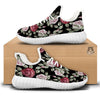 Rose Valentine's Day Print Pattern White Walking Shoes-grizzshop