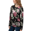 Rose Valentine's Day Print Pattern Women's Sweatshirt-grizzshop