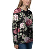 Rose Valentine's Day Print Pattern Women's Sweatshirt-grizzshop