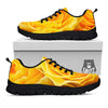 Rose Yellow Print Black Sneaker-grizzshop