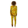 Rose Yellow Print Women's Pajamas-grizzshop