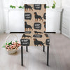 Rottweiler Dog Pattern Print Chair Cover-grizzshop