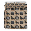 Rottweiler Dog Pattern Print Duvet Cover Bedding Set-grizzshop