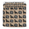 Rottweiler Dog Pattern Print Duvet Cover Bedding Set-grizzshop