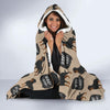 Rottweiler Dog Pattern Print Hooded Blanket-grizzshop