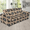 Rottweiler Dog Pattern Print Sofa Covers-grizzshop