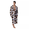 Rottweiler Print Pattern Men's Robe-grizzshop