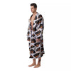 Rottweiler Print Pattern Men's Robe-grizzshop